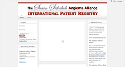 Desktop Screenshot of angioma.patientcrossroads.org