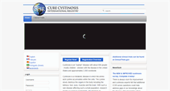 Desktop Screenshot of cystinosis.patientcrossroads.org